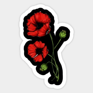 Poppies Sticker